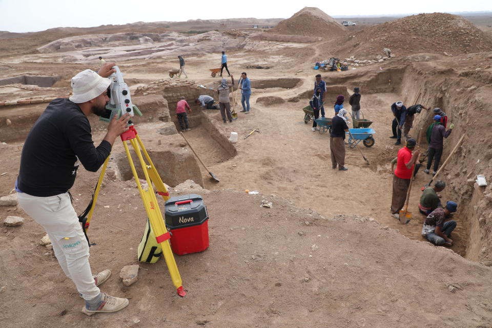 Die antike Region Lagasch hat sich als sehr ergiebiges Gebiet für archäologische Ausgrabungen herausgestellt.  (Bild: Arshad Mohammed/Anadolu Agency via Getty Images)