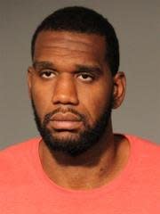 This undated booking mug provided by the Lawrence Police Department shows Greg Oden. Former No. 1 NBA draft pick Greg Oden has been arrested in Indianapolis on misdemeanor battery charges. Marion County Jail records show that Oden was booked Thursday, Aug. 7, 2014, on the charges. He was arrested by police in the suburban community of Lawrence. Details were not immediately available. (AP Photo/Lawrence Police Department)