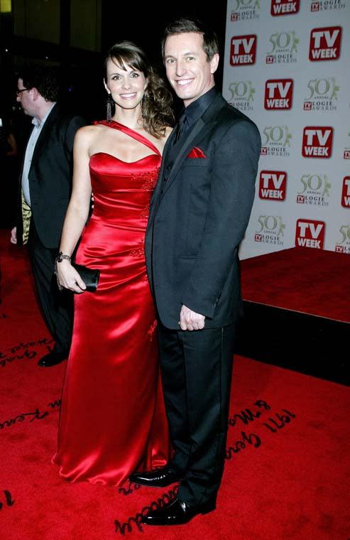<p>In 2008 Rove and his wife Tasma lit up the red carpet with matching outfits.</p>