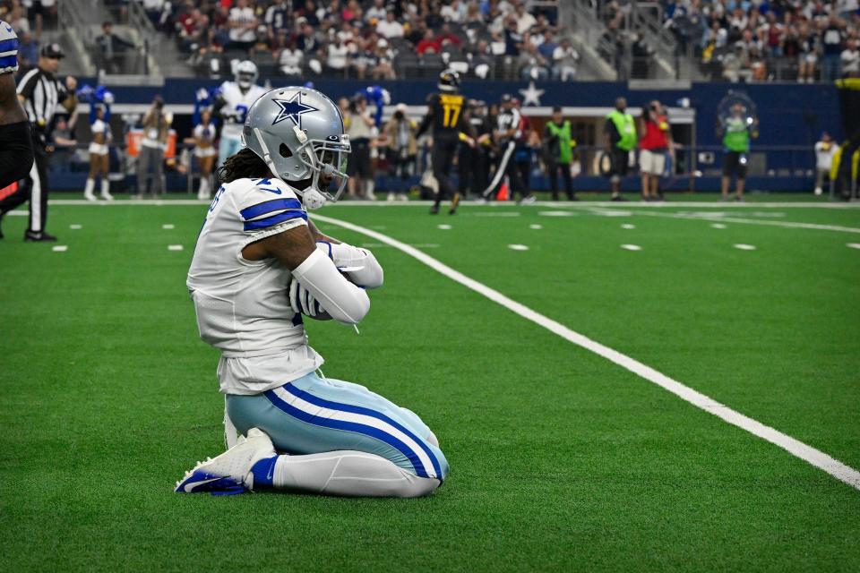 Trevon Diggs and the Dallas Cowboys are underdogs in their NFL Week 5 game against the Los Angeles Rams.