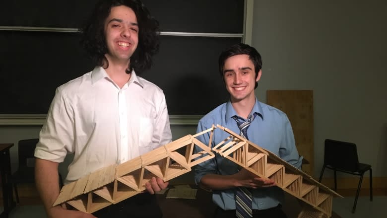 They crushed it! UNB students win popsicle-stick bridge contest