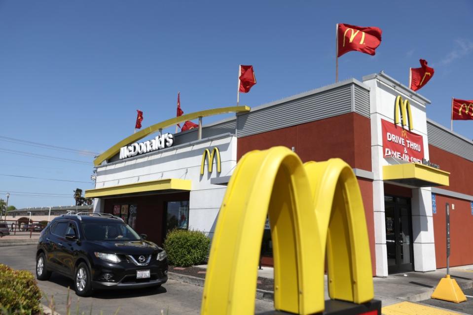 McDonald’s first introduced the breakfast bagel with egg and a protein in 1999, but stopped serving bagels as a standalone item on its all-day breakfast menu in 2020. Justin Sullivan/Getty Images