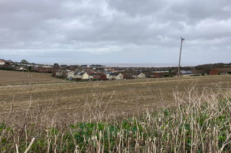 View of Watchet from the Parsonage Farm site