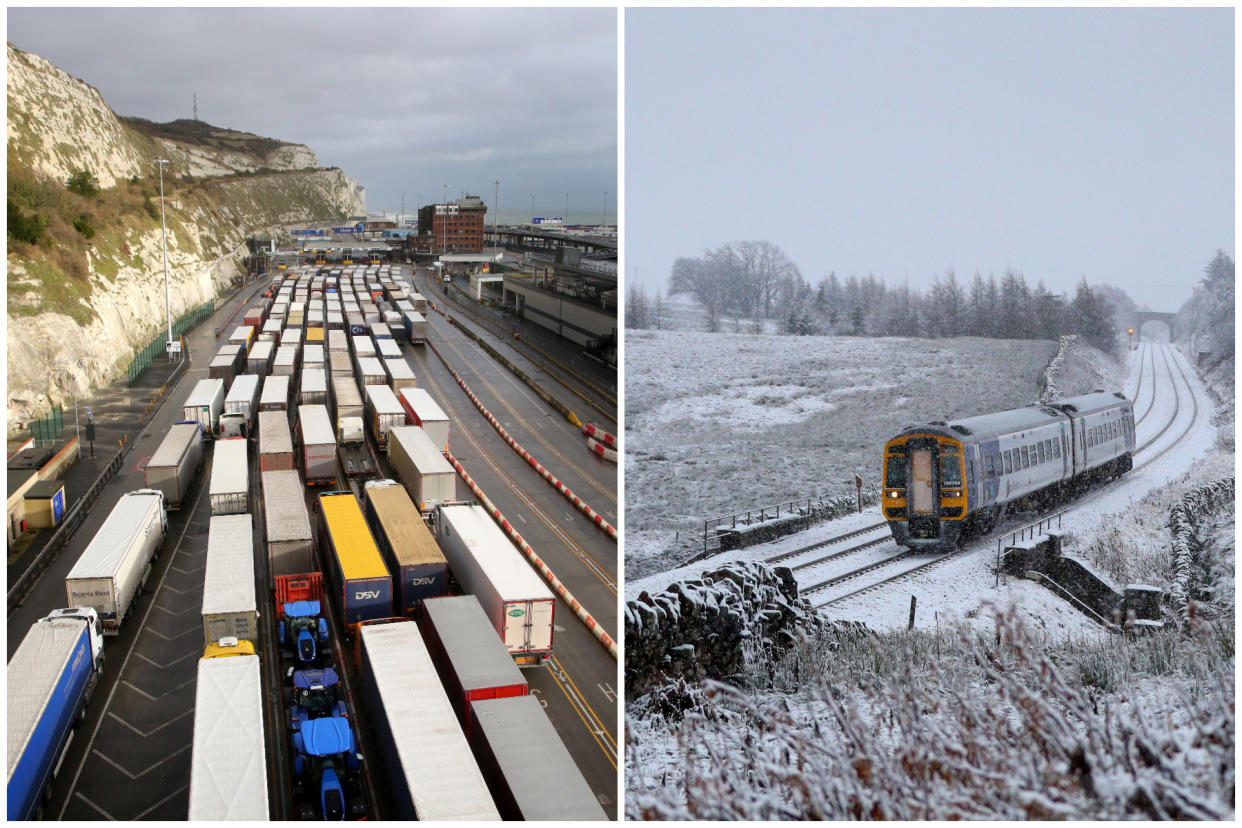 Disruption to supplies and winter weather could impact elderly people, Age UK has said. (PA)