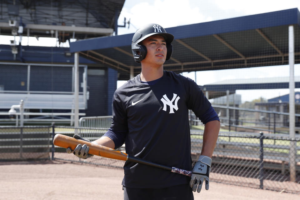 Although the 2020 minor league season was postponed due to the epidemic, Anthony Volpe used the time to push himself to train more, and his results improved significantly in 2021 and 2022. (Photo by New York Yankees/Getty Images)