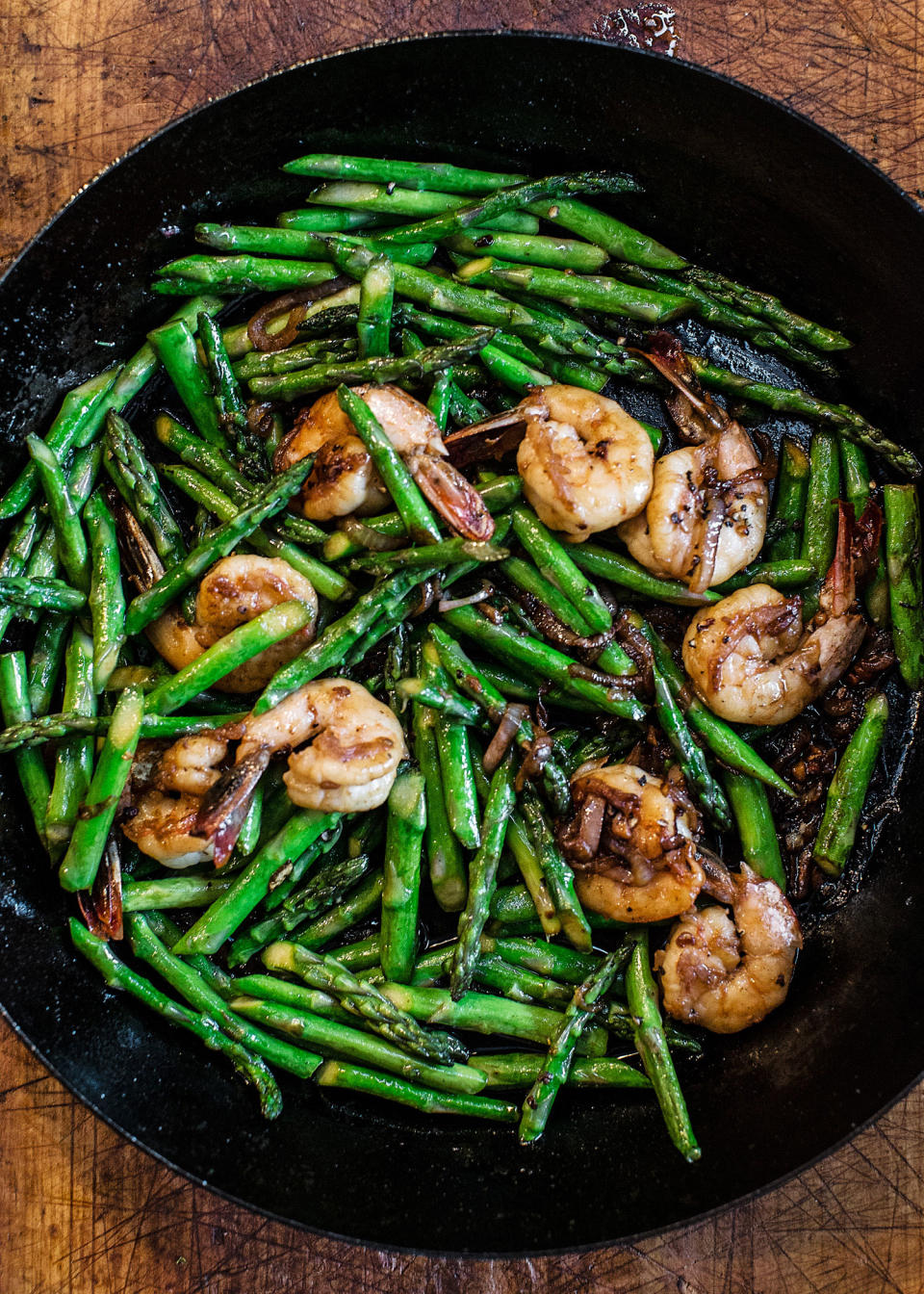 Asparagus Shrimp Stir-Fry