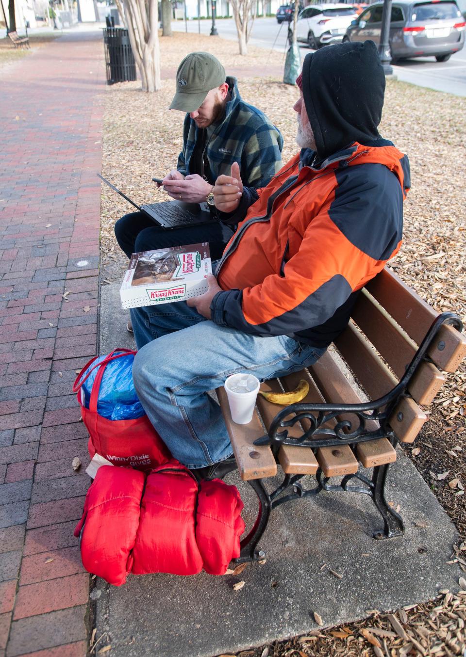 Opening Doors Northwest Florida, the area's lead agency on homelessness prevention, will soon start the search for a new executive director. Opening Doors also heads up the annual point-in-time count of people who are homeless in the area. This photo is from the PIT count in January.