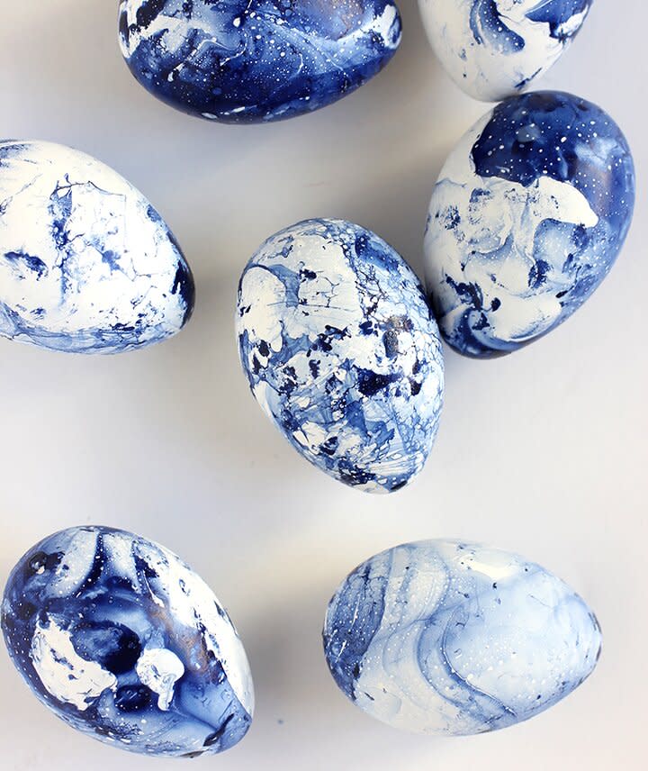 Marbled Indigo Eggs