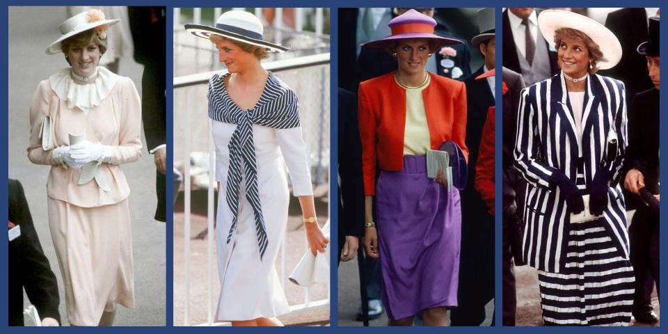 Looking Back at Princess Diana's Most Dynamic Royal Ascot Outfits