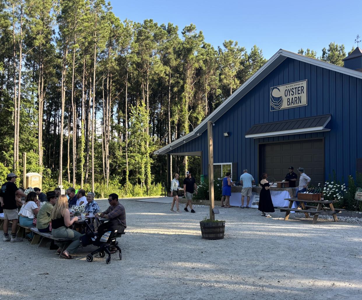 N Sea Oyster Co. headquarters and Oyster Barn at 674 Old Landing Road in Hampstead, N.C.