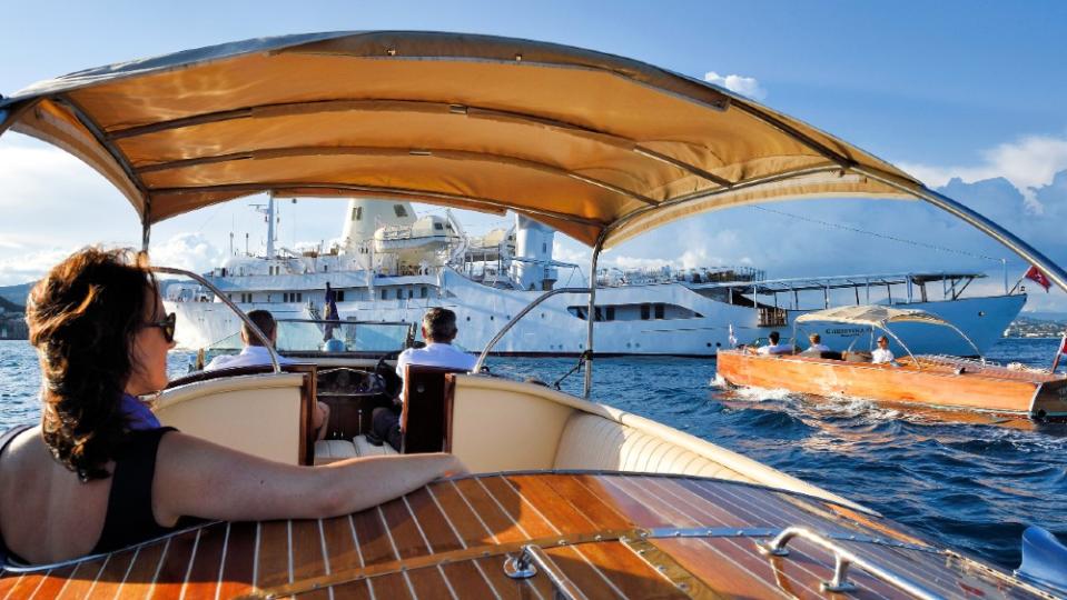 Aristotle Onassis's Christina O is an historic superyacht that has hosted many powerful dignitaries and Hollywood stars over the years.