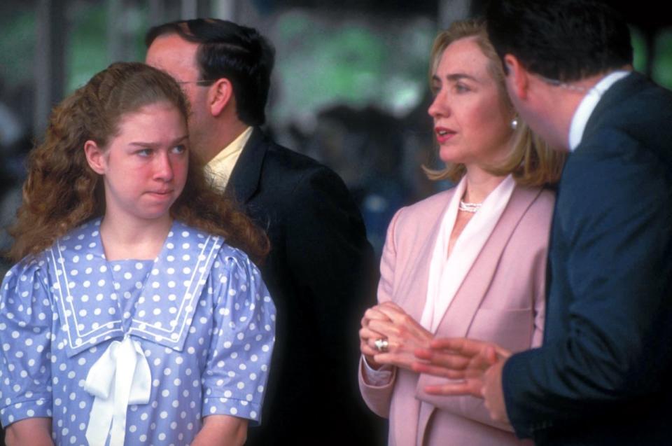 Chelsea Clinton hat 1993 den Standard für Kinder im Weißen Haus gesetzt. Foto: Getty Images