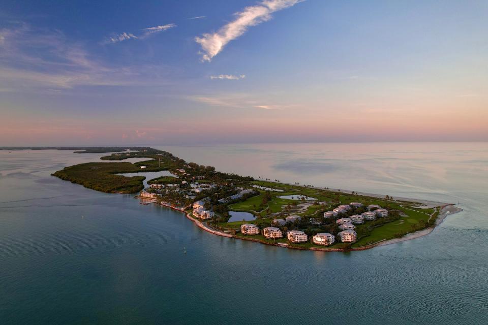 Aerial view of Captiva Island