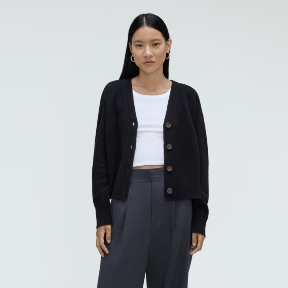 The ReCashmere Cardigan (Photo via Everlane)