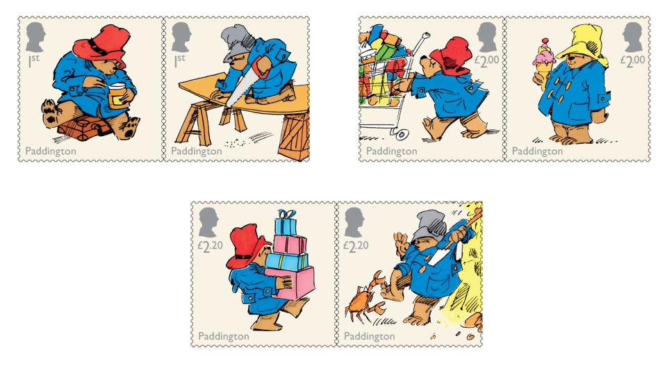 Paddington stamps