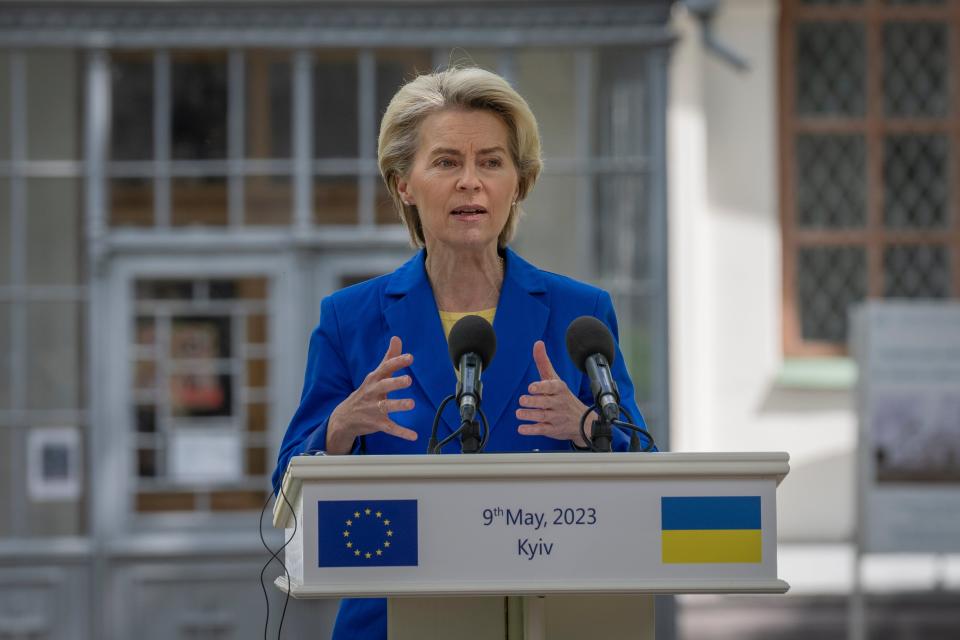 European Commission president Ursula von der Leyen (AP)