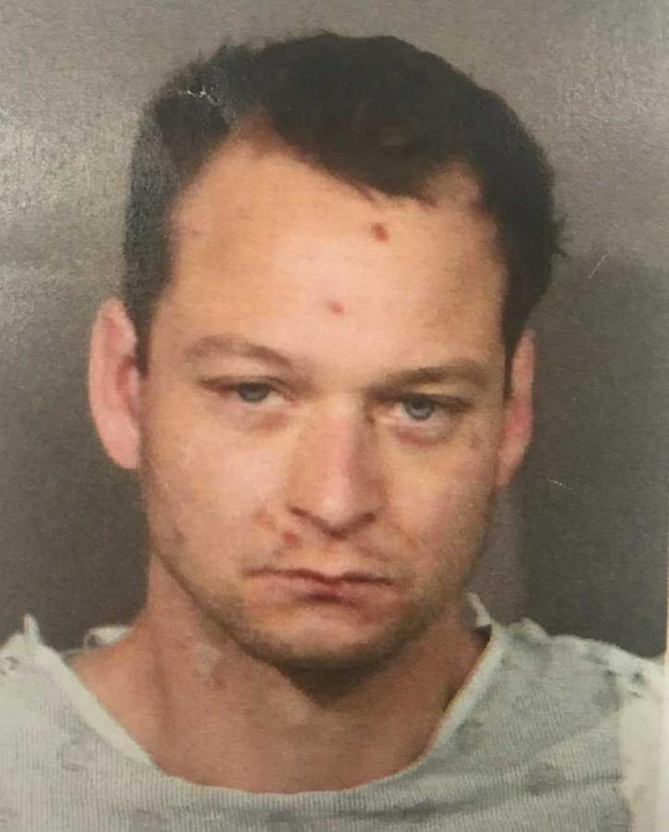 Eric Abril is seen in his Placer County Sheriff’s Office booking photo after he was taken into custody following April’s standoff in Roseville’s Mahany Park in which one person was killed and two were injured.