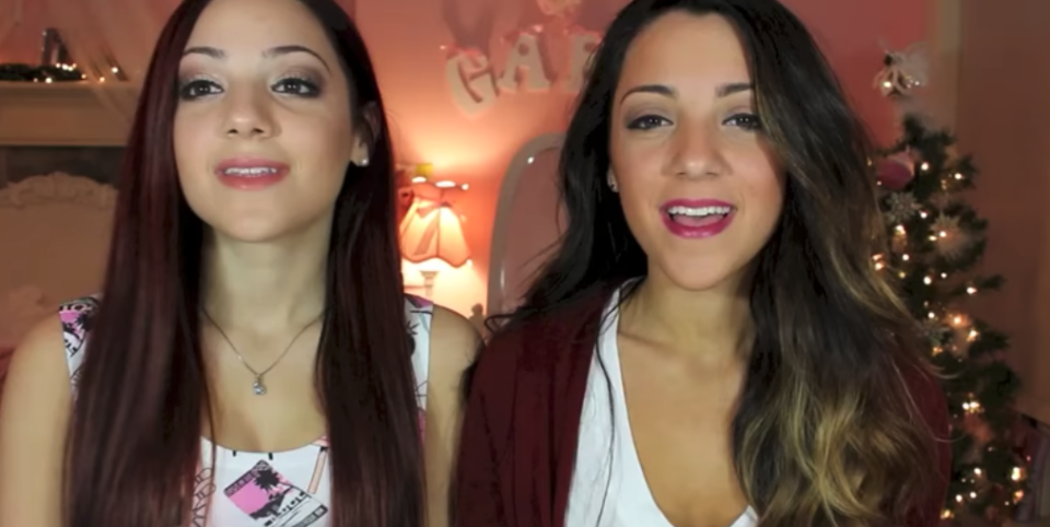 A screenshot from a video of Niki and Gabi filmed four years ago. (Photo: YouTube)