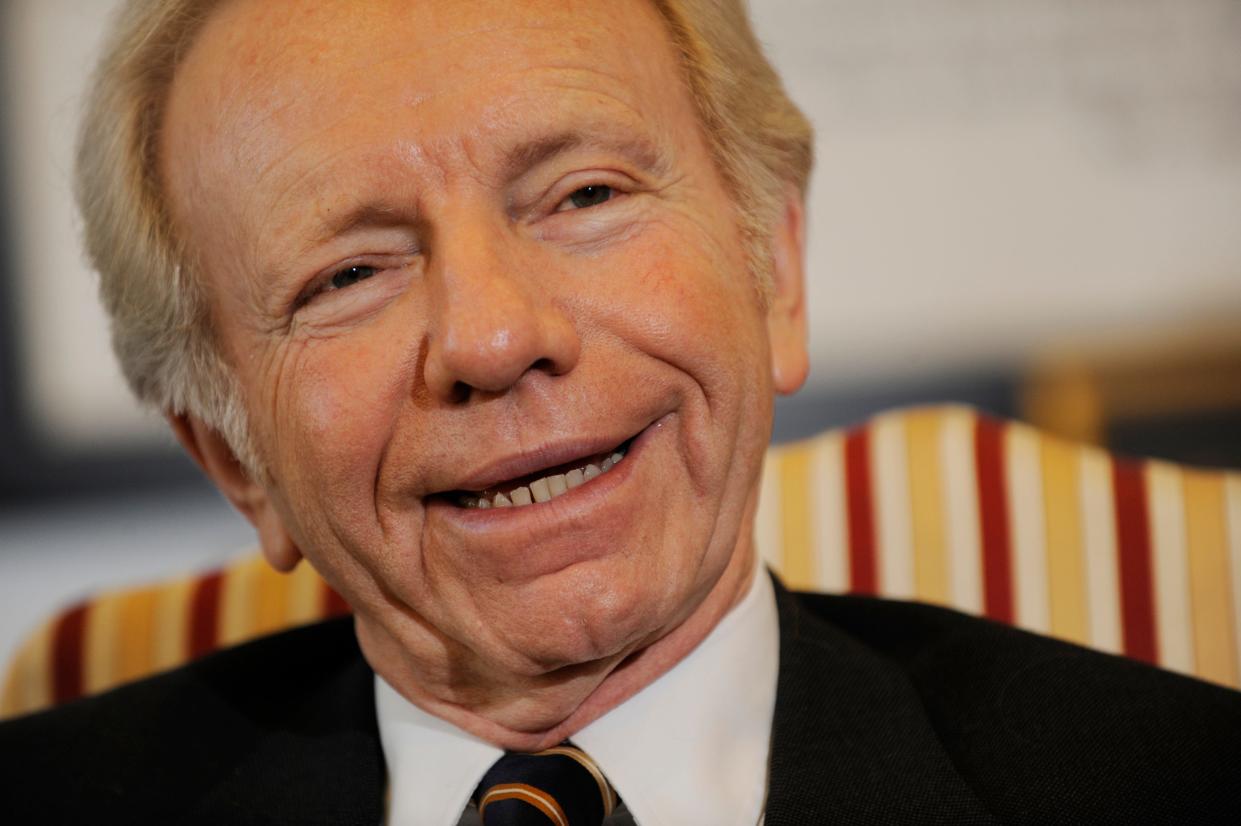 Connecticut Sen. Joe Lieberman, who ran unsuccessfully for vice president on the Democratic ticket with Al Gore in 2000, talks during an interview in his Senate office at the Hart Senate Office Building on Dec. 1, 2009. Lieberman died March 27 at age 82.3