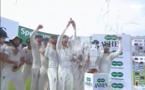 The Ashes retained - Credit: Sky Sports