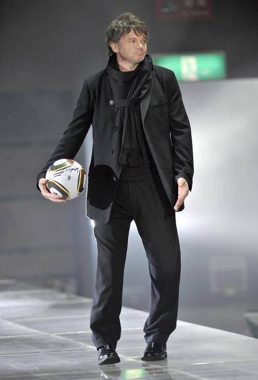 Former Japanese national football team coach Philippe Troussier, pictured during a fashion show in Tokyo, on April 1, 2010