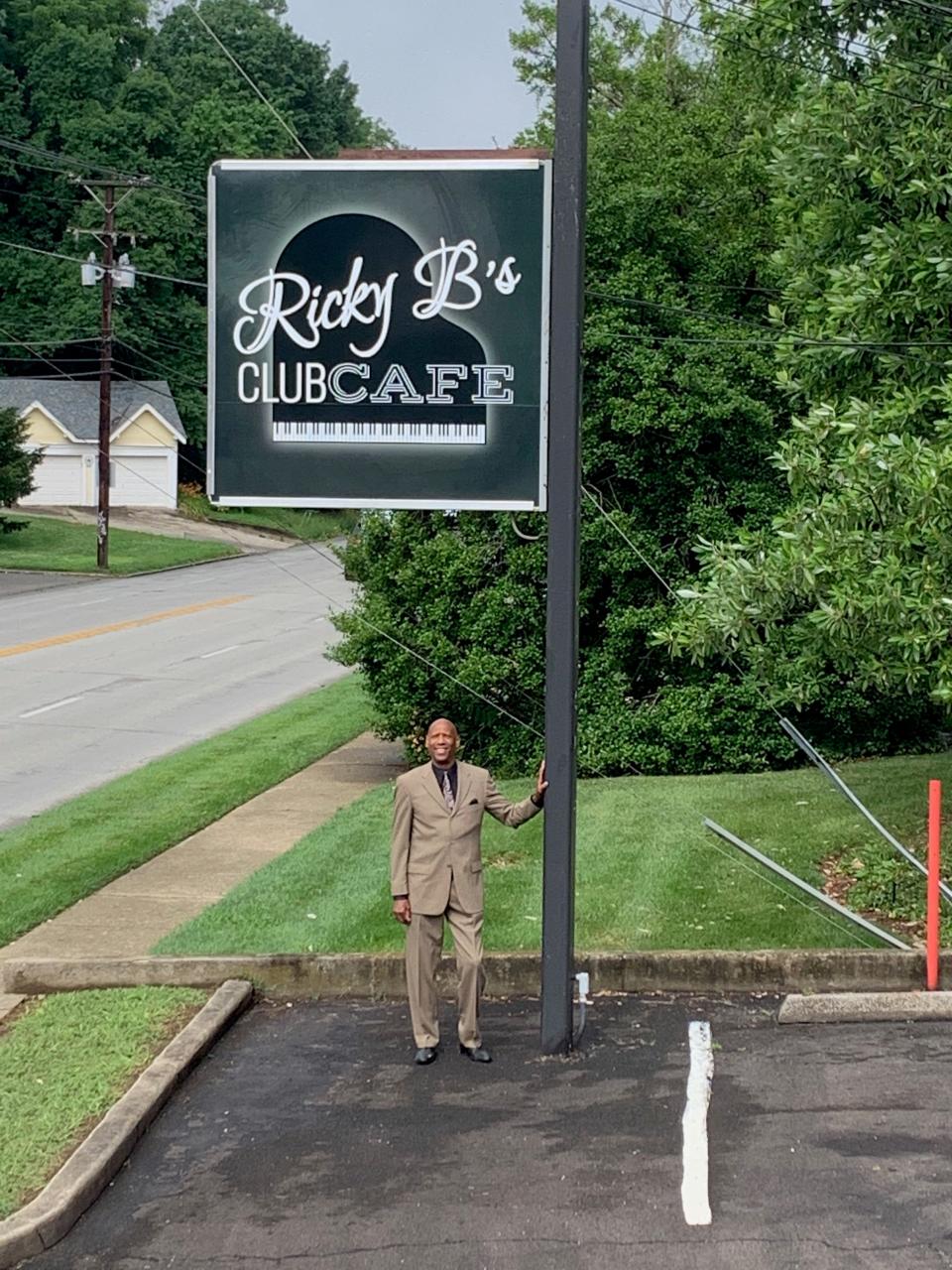 Rick Bartlett, 66, stands in front of his restaurant, Rick B's Club Cafe, at 2901 Brownsboro Road.