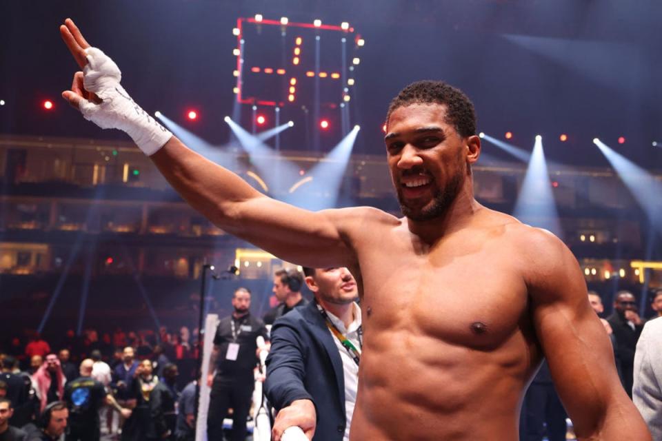 Anthony Joshua has narrowed down opponents for his next fight  (Getty Images)