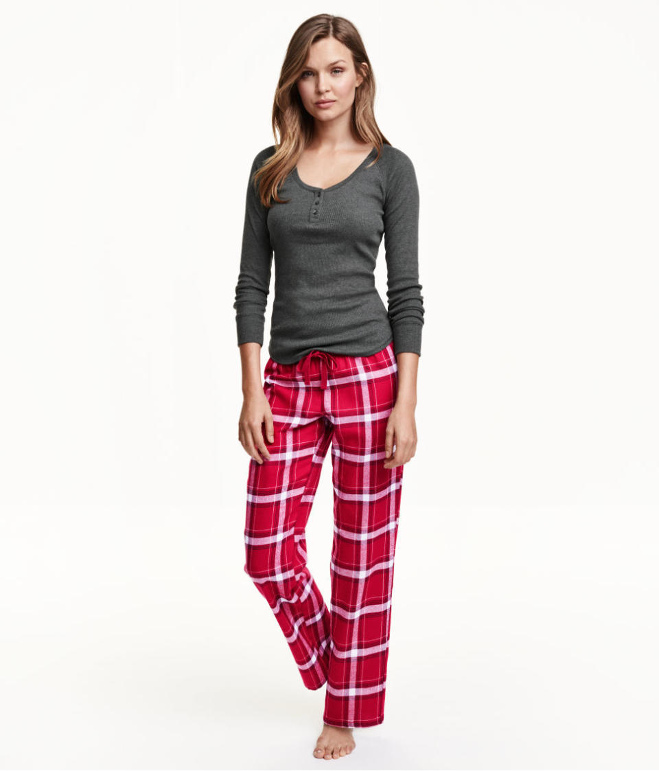 Two-Piece Pajamas, $29.99 at <a href="http://www.hm.com/us/product/30238?article=30238-F&amp;piaDept=Subdepartment_ladies&amp;piaType=Large_picture" target="_blank">H&amp;M</a>