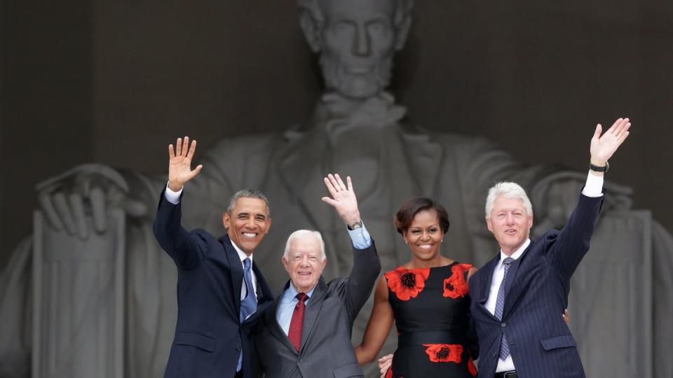 obama, former presidents commemorate 50th anniversary of mlk's march on washington