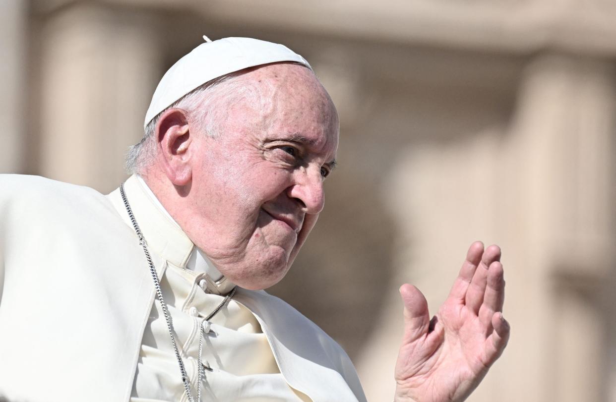 Pope Francis has called for humanitarian corridors in Gaza (AFP via Getty Images)