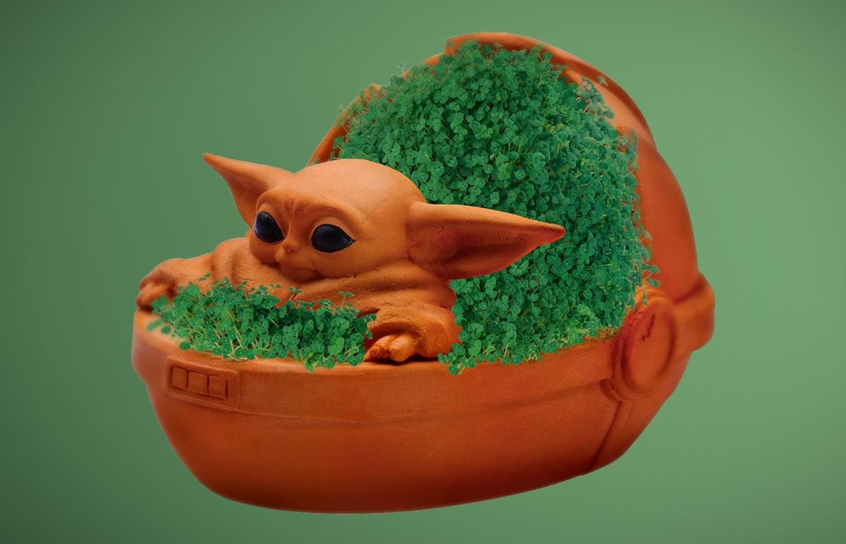 Look: Baby Yoda Chia Pet