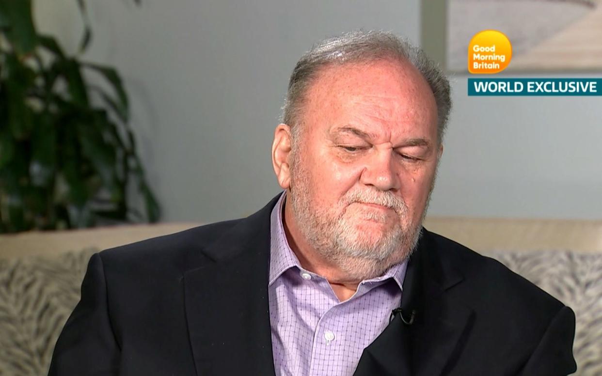 Thomas Markle has previously said he has been met with a wall of silence by Buckingham Palace - Reuters