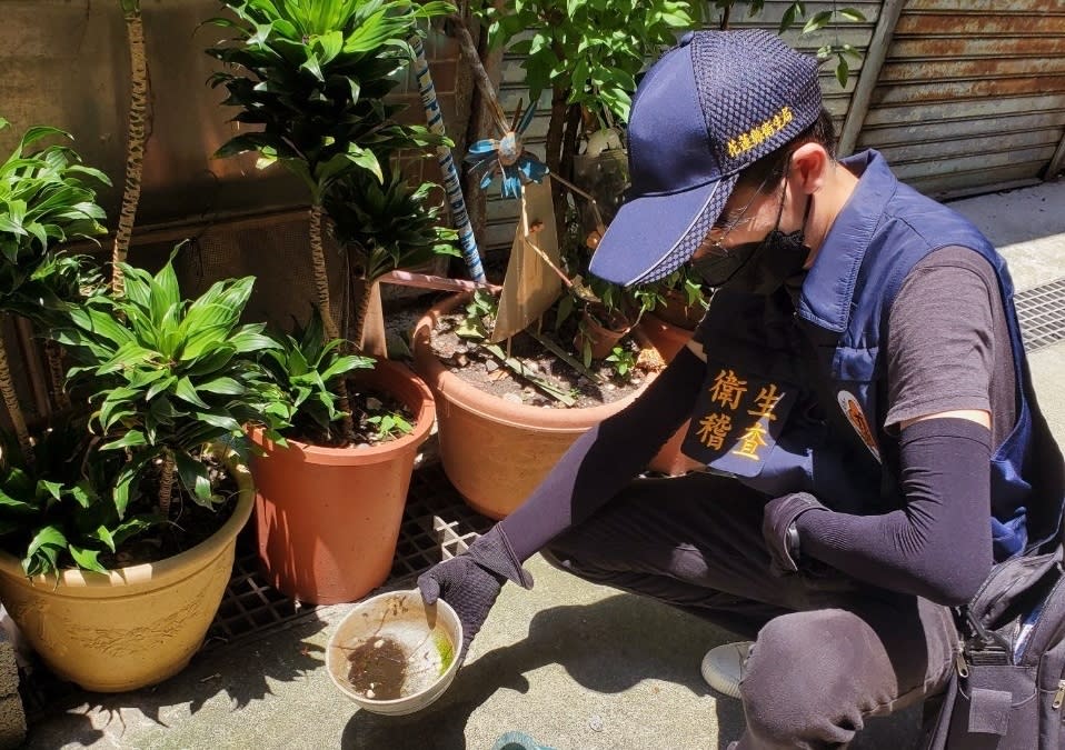 防範登革熱、日本腦炎，花蓮縣衛生局呼籲民眾落實孳生源清除。(花蓮縣衛生局提供)