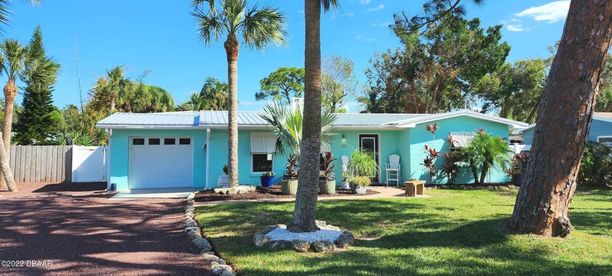 This immaculate beachside gem in New Smyrna Beach has undergone a top-to-bottom remodel with architectural additions.