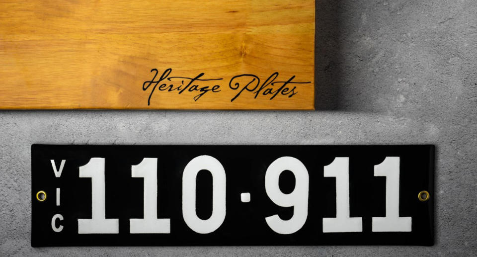 Victorian heritage number plate 110.911.