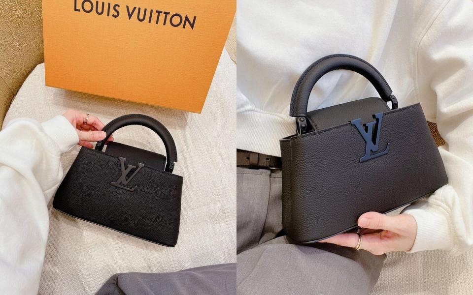 LOUIS VUITTON Capucines East-West mini Photo Via:LOOKin編輯拍攝