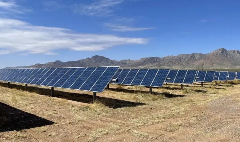 El Paso Electric’s Newman Solar Facility in Northeast El Paso.