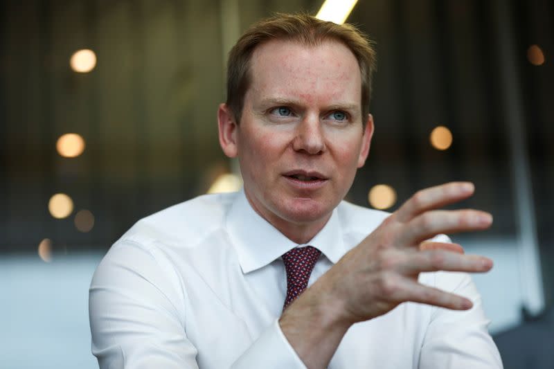 Charlie Nunn, chief executive officer of HSBC Wealth and Personal Banking division speaks during an interview in London