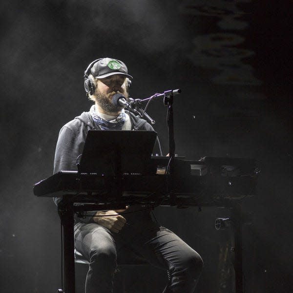 Justin Vernon of Bon Iver performing on Aug. 12, 2016 at the Eaux Claires Music Festival in Eau Claire, Wisconsin. His indie folk band will be part of the 2023 Hinterland Music Festival.