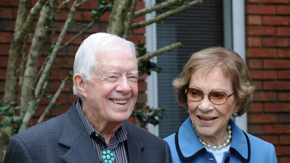 former president jimmy carter teaches sunday school