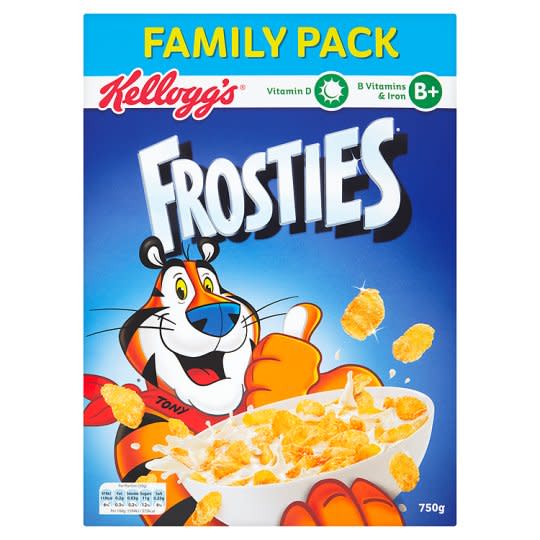 Frosties are more of an adult breakfast cereal nowadays