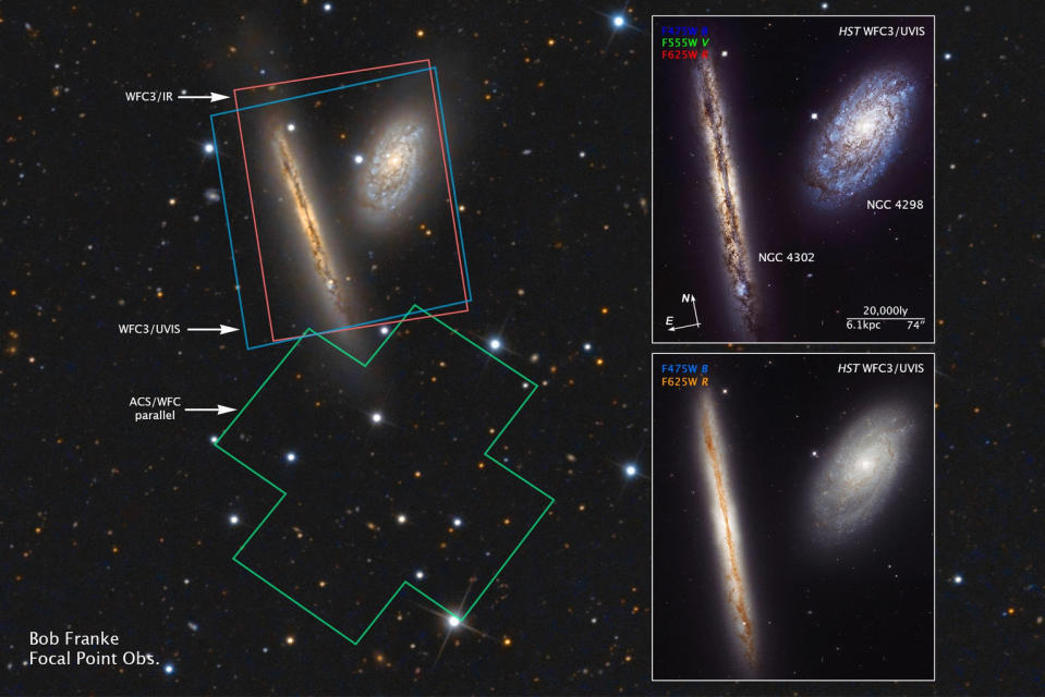 Spiral Galaxies Shimmer in Hubble Telescope's 27th Birthday Photos