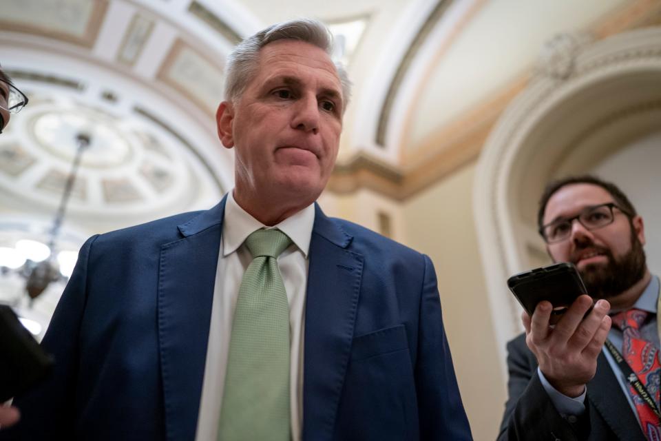 House Minority Leader Kevin McCarthy, R-Calif., on April 6, 2022.