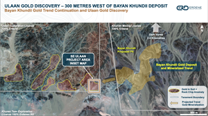 Bayan Khundii Gold Trent Continuation and Ulaan Gold Discovery