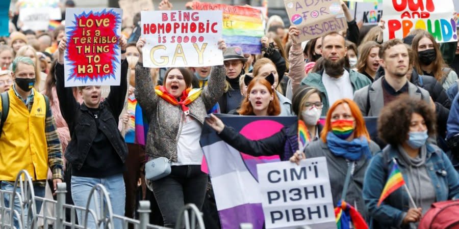 March for Equality in Kyiv, September 20, 2021