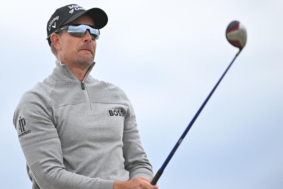 Henrik Stenson, pictured here in action at the 150th British Open at St Andrews.