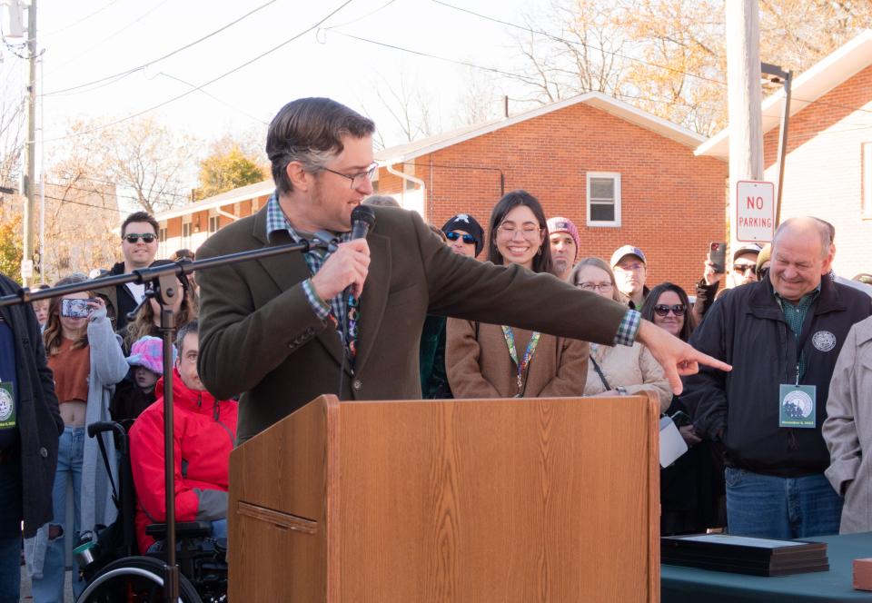 City of Dover, N.H. resident James Lane is the Teenage Mutant Ninja Turtle fan who raised the money through private donations to make the mark the TMNT birthplace marker a reality.