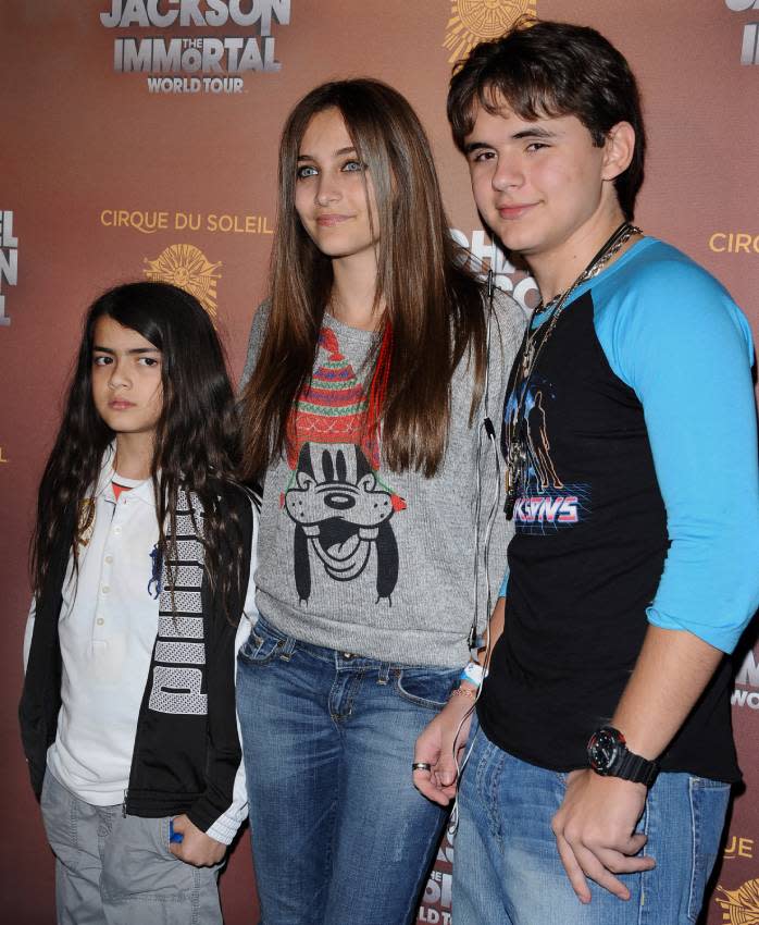 Bigi, Paris y Prince Jackson