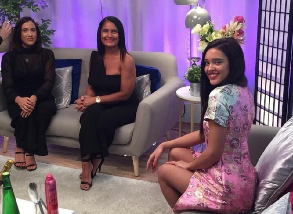 Lacey Martin and Paige Martin on ITV show Dress To Impress. (Paige Martin)