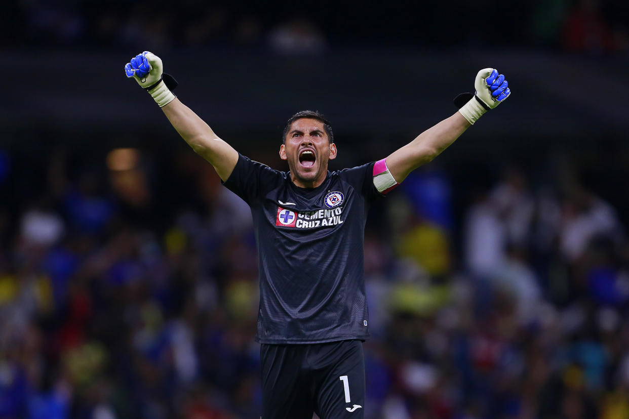 José de Jesús Corona consiguió el noveno título para la Máquina del Cruz Azul en el pasado 2021 (Foto: Mauricio Salas/Getty Images)